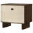2-drawer Nightstand Bedside Table Warm Brown