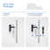 Circular X Single-Hole Single-handle Bathroom Faucet