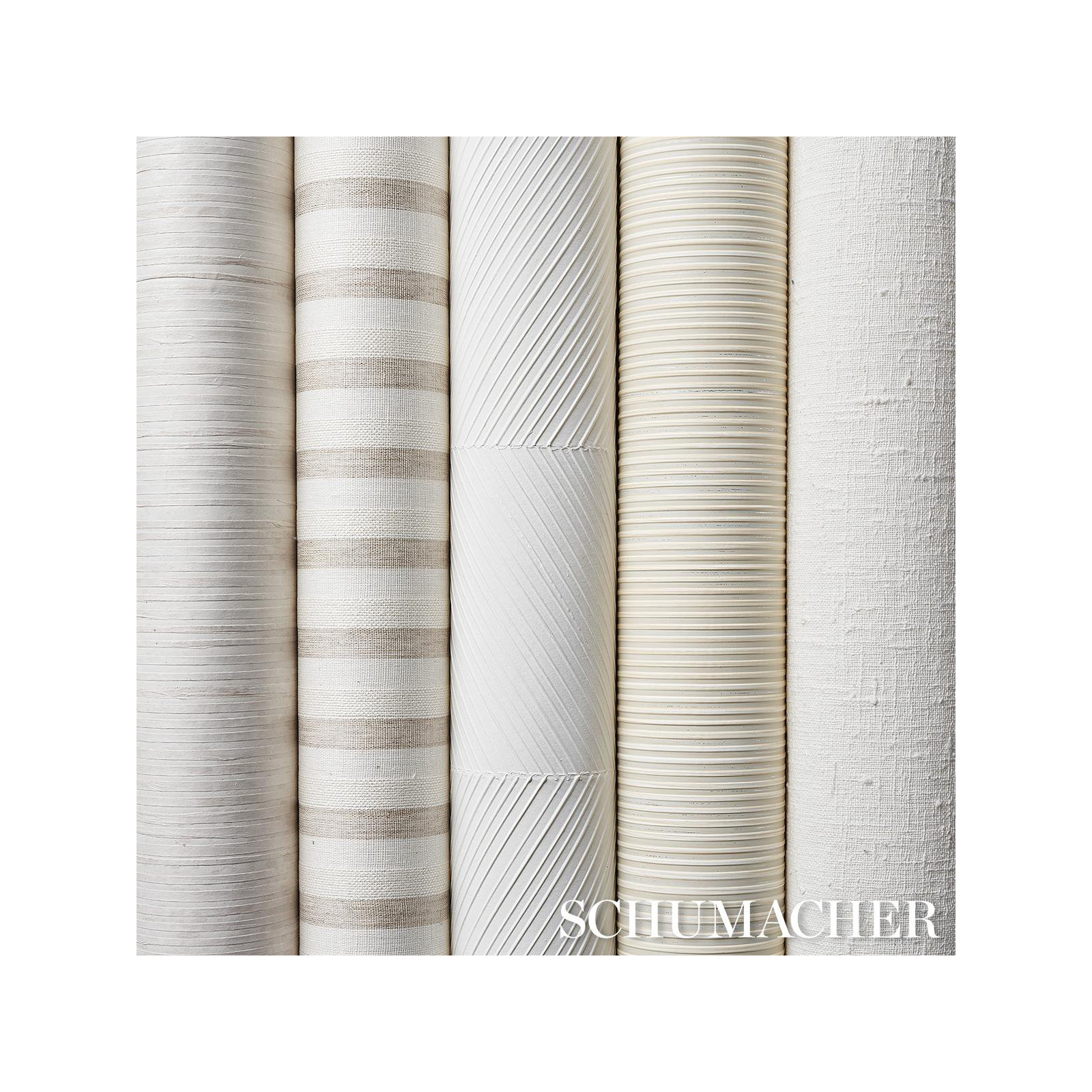 Textured Linen Stripe Wallpaper
