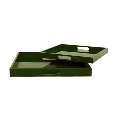 Ensemble de 2 plateaux Lavande