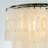 Chaye 3-Light 18" Rustic Coastal Capiz Tiered Flush Mount Bronze Farmhouse Natural Seashell Ceiling Light For Dining Room