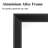 36X36" Oversized Modern Rectangle Bathroom Mirror with Balck Frame Decorative Large Wall Mirrors for Bathroom Living Room Bedroom Vertical or Horizontal Wall Mounted mirror with Aluminum Frame