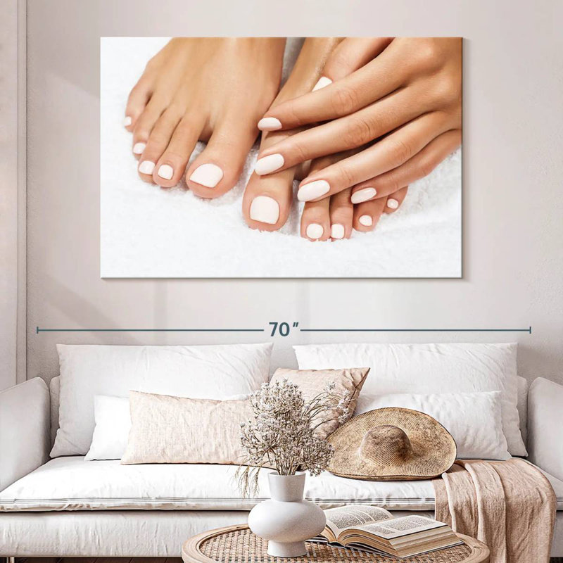 Shuttleworth Clean White Nails, 34" H x 51" W