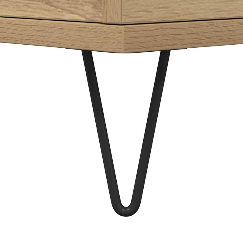 Sideboards 2 Pcs 120 X 35 X 70 Cm Engineered Wood, Artisan Oak