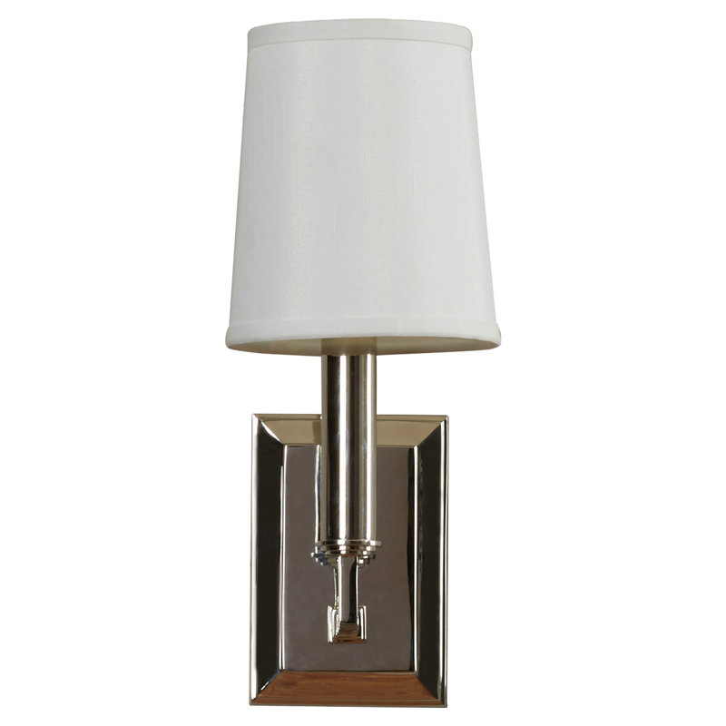 Clinton 1 - Light Candle Wall Light, Old Bronze