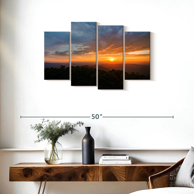 Alvord Gorgeous Georgia Sunset, H 22 po x l 36 po