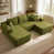 Velours vert nuage est en rupture de stock