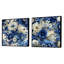 Stamford - Ensemble de 2 collages floraux carrés-101850848-101850849
