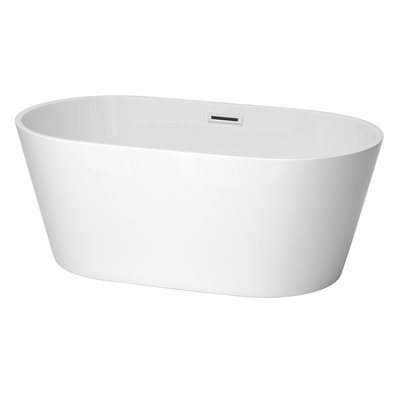 59.06'' x 31'' Soaking Acrylic Bathtub