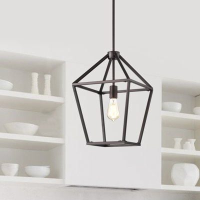 Luminaire suspendu linéaire à 1 lumière pour îlot de cuisine Makinley Farmhouse
