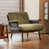 Green Polyester Blend/Faux Leather selected