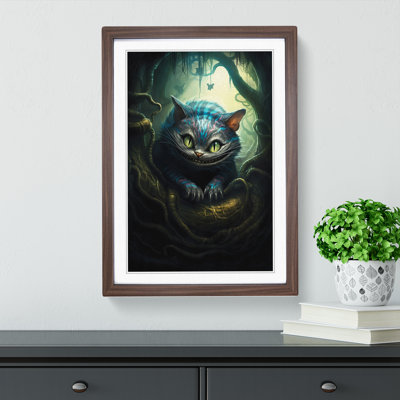 Cheshire Cat Symbolism - Framed Print