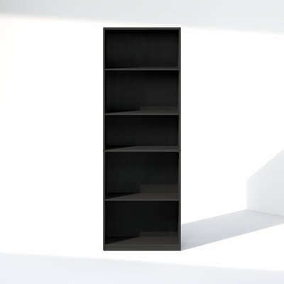 Furinno GEHRY 5-Tier Media Storage, CD DVD Media Tower, with Adjustable Shelves, for Living Room, Home Office by Furinno