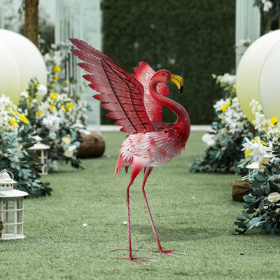 Statue Graden Flamingo