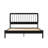 Mid-Century Modern Solid Wood Queen Spindle Bed