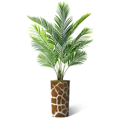 Arbre artificiel en pot, arbre de soie artificiel Areca