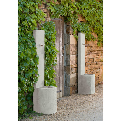 Echo Hand Crafted Weather Resistant Floor Fountain with Light