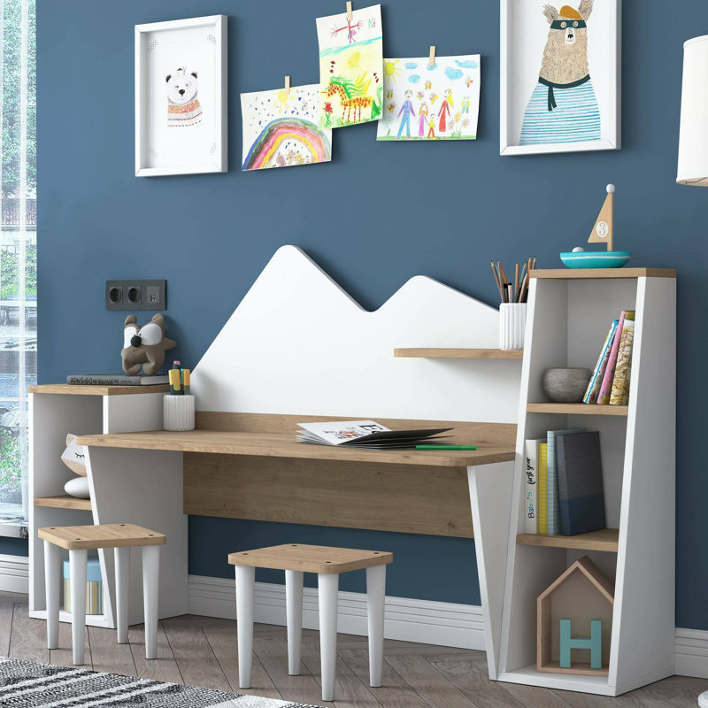 Elodie 180cm Writing Desk Chair Set