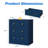 Modern Nightstand With 3 Drawers-763325584