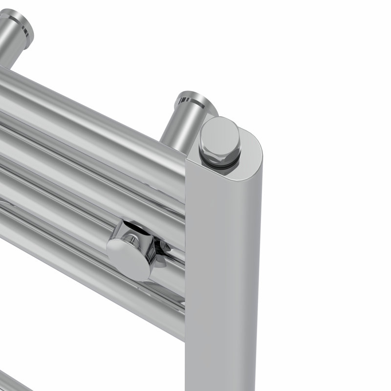 Straight Towel Rail Heated Towel Rails, 140 cm H x 30 cm W x 3 cm D, Chrome