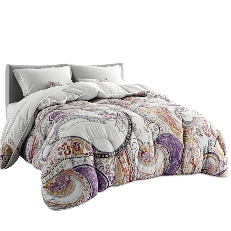 Paisley Pattern Duvet Cozy Warm