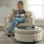 Chaises d'appoint pivotantes, fauteuil demi-tonneau moderne en velours de 39 pouces pour la maison