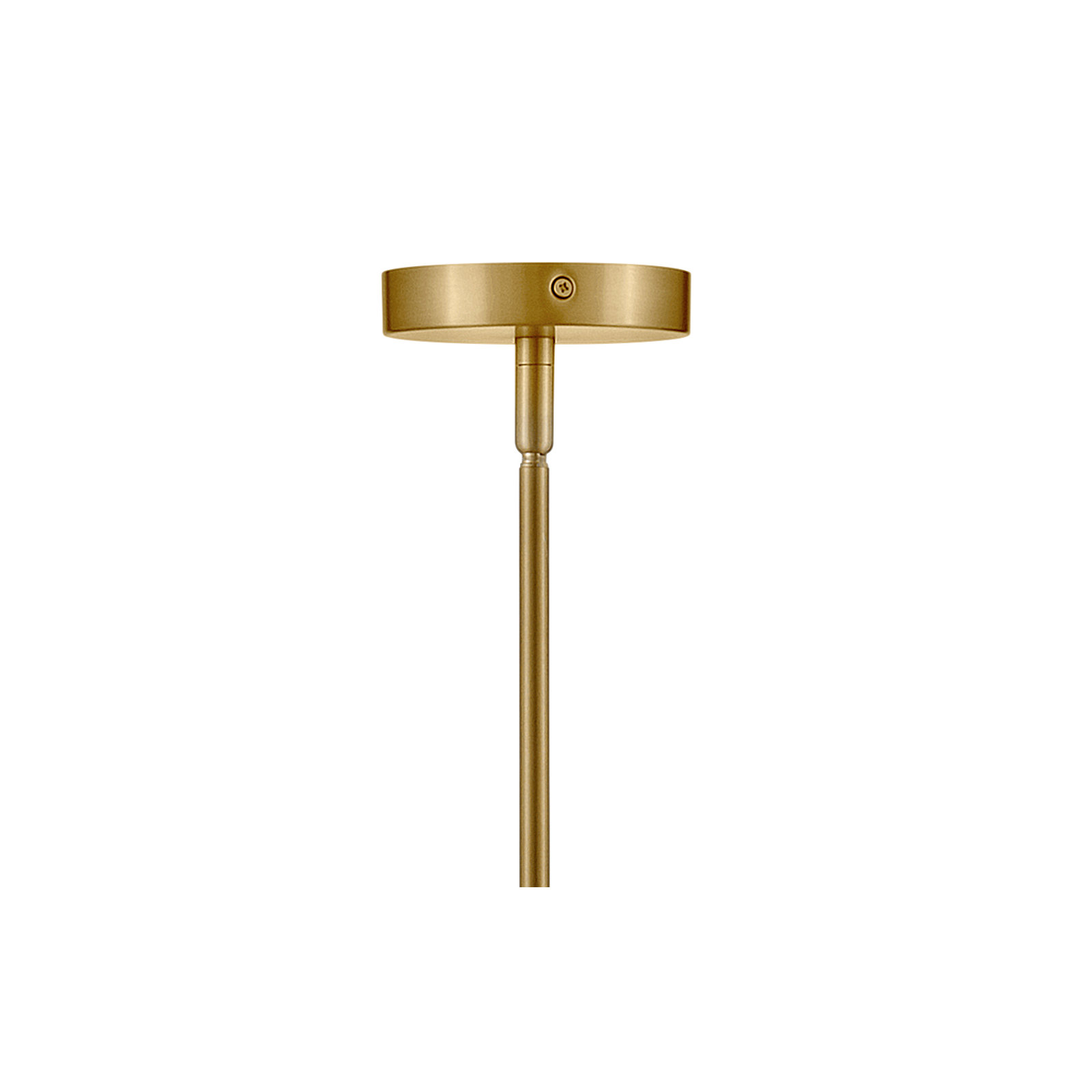 Chianti 6 - Light Metal Chandelier, Lacquered Brass