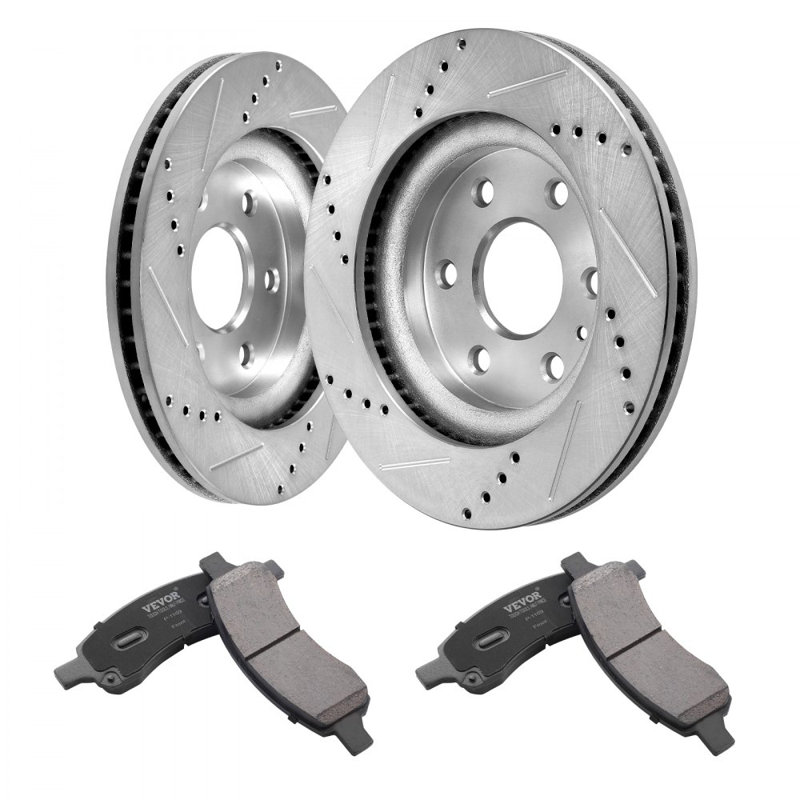 Ensemble de plaquettes de frein avant percées et percées pour Chevy Traverse GMC Acadia