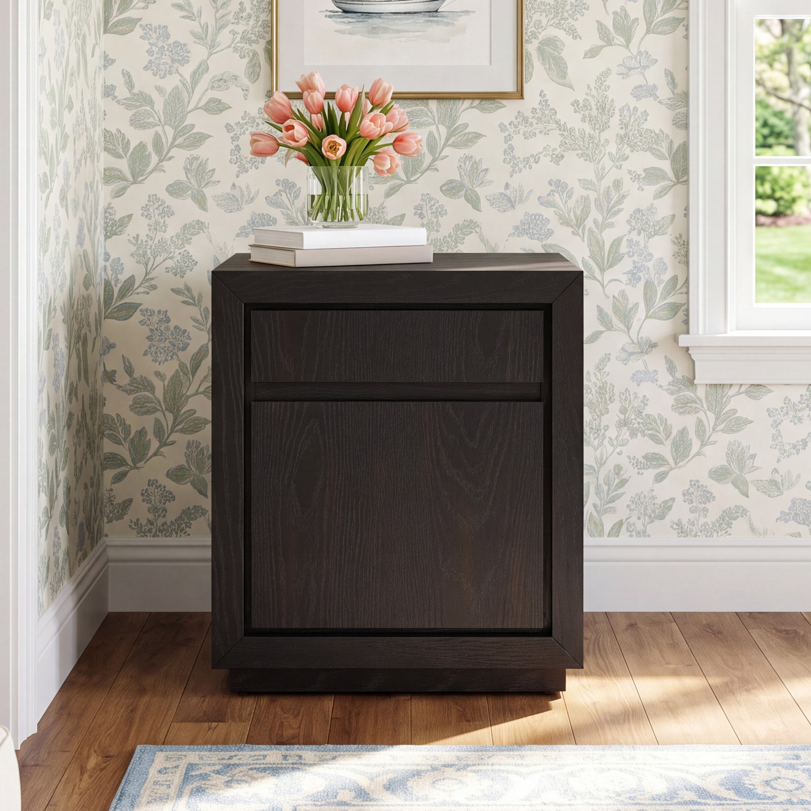 Chris Filing Cabinet, Black