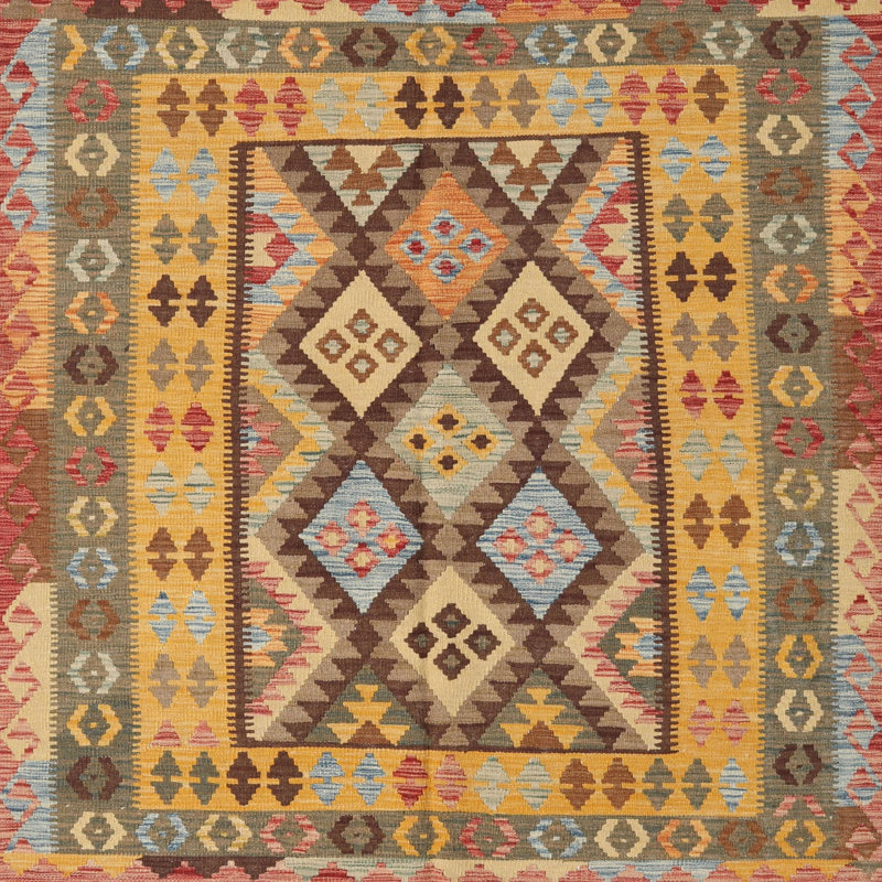 Marling Southwestern Indoor Rug, Square 6'0" x 6'0"