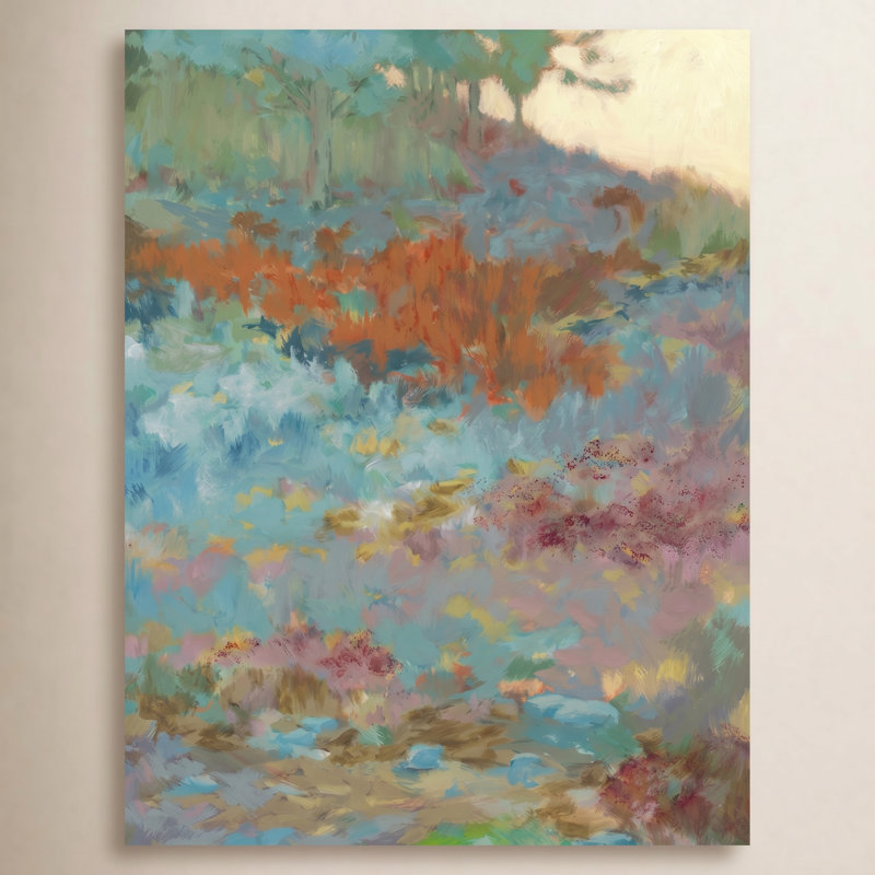 Meditation in the Woods II by Eve Fairwell - Painting Framed Wall Art, Glass Coat
