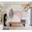 Murale abstraite pelez et collez - Esthétique moderne au trait-414697351