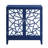 Blue Finish Console Cabinet