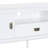 Pagan Rectangular TV Stand in White High Gloss