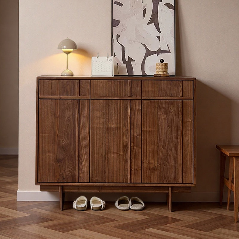 Grande armoire à chaussures de rangement rétro