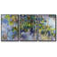 "Wisteria [1]" par Monet, reproduction sur toile 3 pièces-1031526163-1031526162
