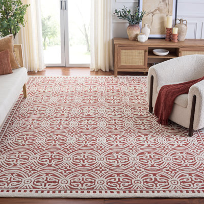 Tapis damassé en laine touffeté à la main Cambridge 123