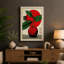 Red Apple Rising Japandi 1 Piece Wrapped Canvas Wall Art-136762582-136762583