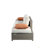Salena  Fabric &  All-Weather Wicker Patio Sofa & Ottoman With 2 Toss Pillows