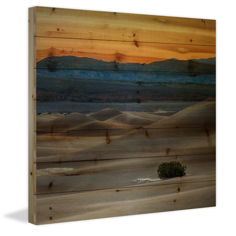 Rolling Sand Hills Square - No Frame Painting on Wood, 61 cm H x 61 cm W