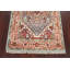 Tapis oriental bleu clair fait à la main 3 x 5