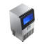 Machine à glaçons commerciale, 80 lb / 24 h avec capacité de rangement de 13 lb, comptoir / autoportant / sous le comptoir, machine à glaçons en acier inoxydable avec affichage DEL et autonettoyante, pour bar maison