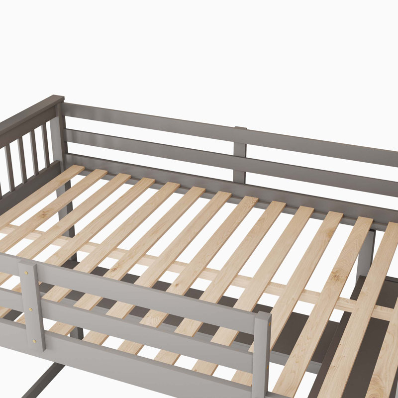 Galimberti Kids Full Loft Bed, Gray