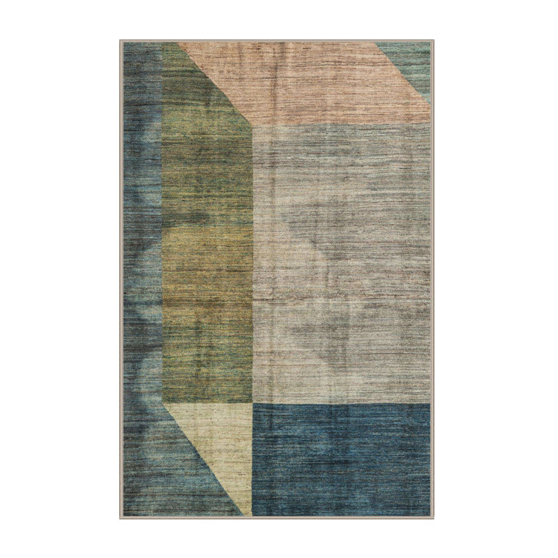 Ambernique Abstract Indoor Rug, Rectangle 7' x 10'