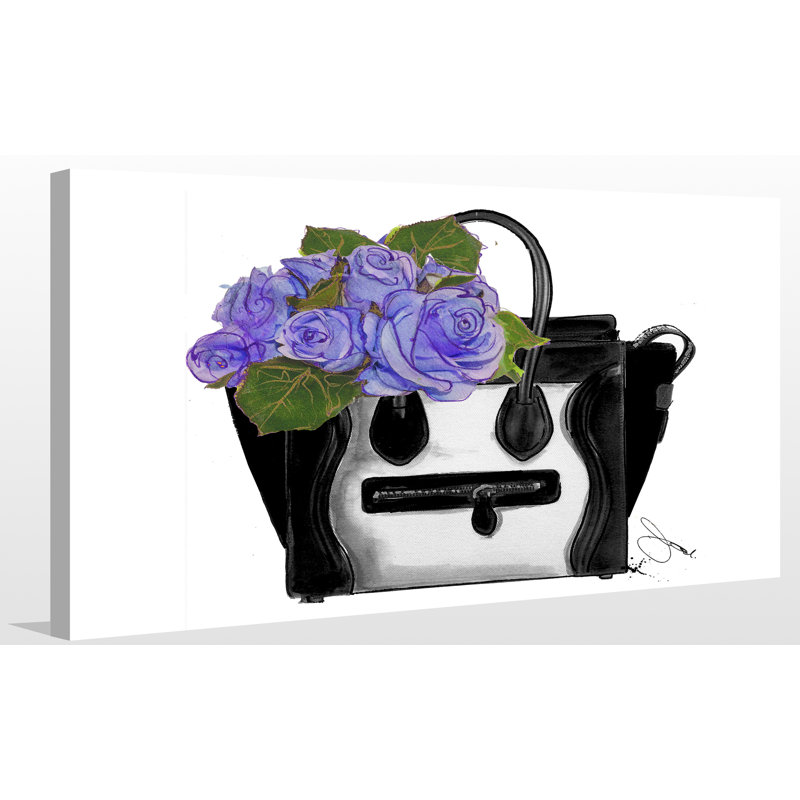 « apportez-moi des fleurs », impression encadrée, H 24 po x l 40 po x P 1 po, Toile tendue