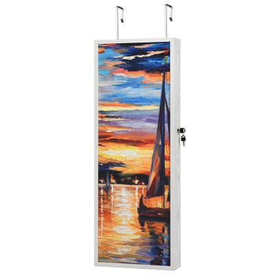 Burleigh Over-the-Door Metal Jewelry Armoire