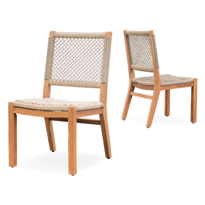 Baldrige Teak Side Chair