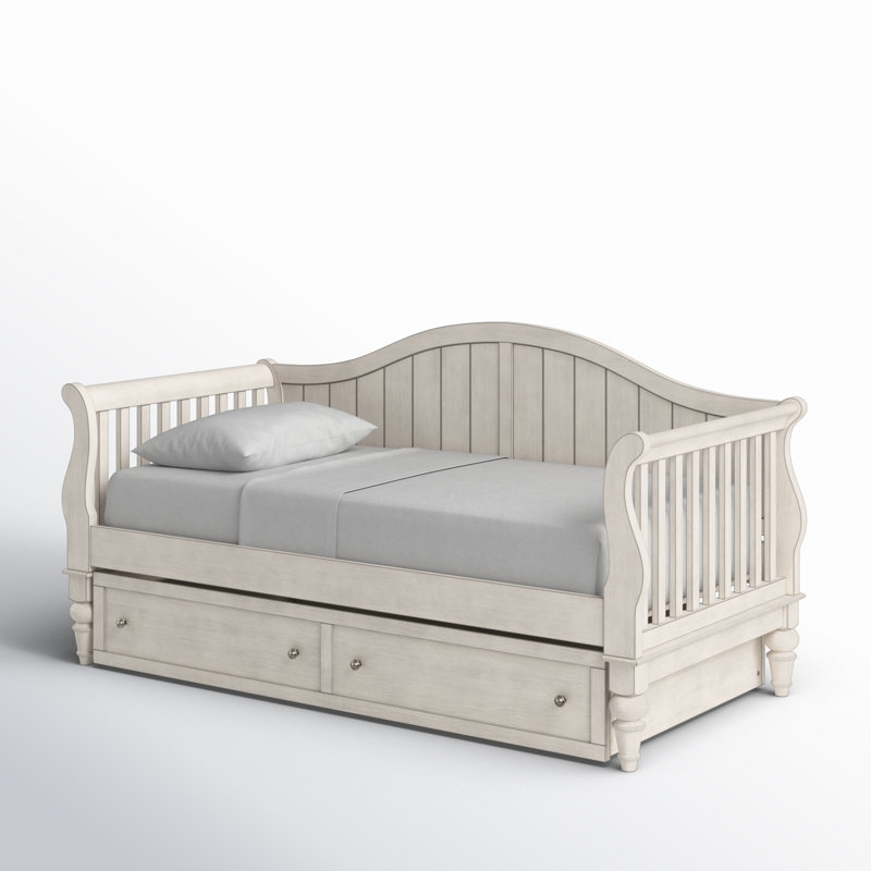Lit de jour avec couchette Gre Grey, Blanc antique