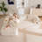No Assembly Required Plush Corduroy Sofa, 2-Piece Sleeper Sofa with L-Shape Chaise-96825091-96229884
