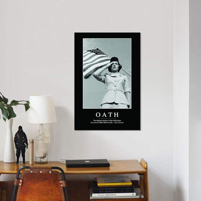 « serment » par stocktrek images, impression sur toile tendue, H 40 po x l 26 po x P 1,5 po, Pas de tapis, Toile tendue